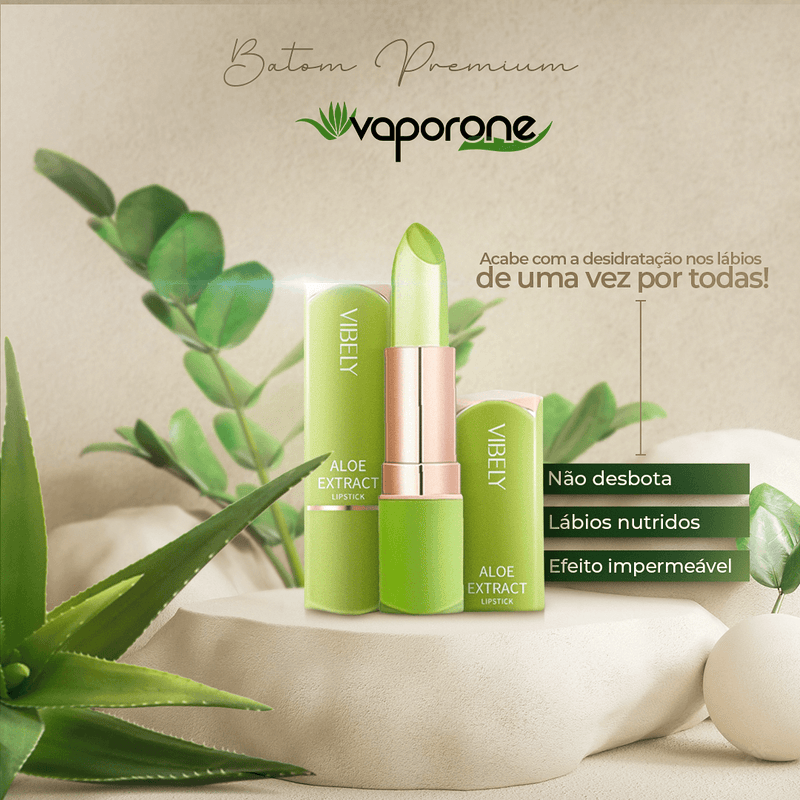 Batom Premium Vapor One Aloe Vera Longa Duração a Prova D'água